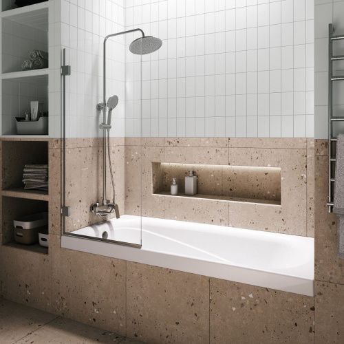 Ванна акриловая Niagara Atrio NG-A18070 180х70 пристенная прямоугольная без ножек и каркаса - фото 5