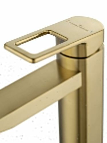 Смеситель Wonzon & Woghand Frame WW-88139010-BG на раковину золото - фото 4
