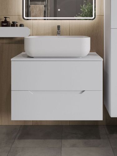 Тумба с раковиной Orange Line Li-80TuwMDF+B03-600W 80х50 - фото 3