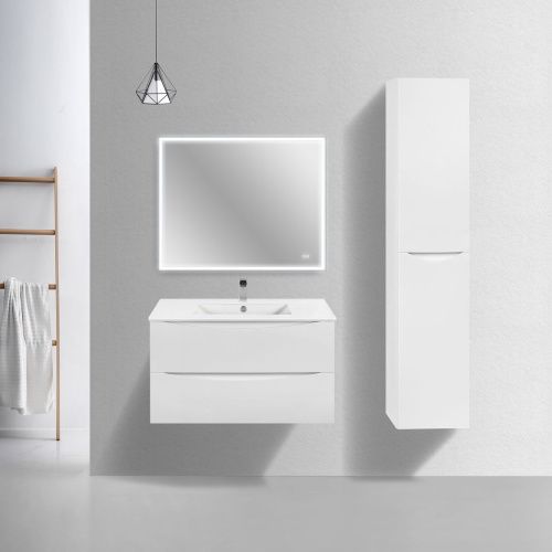 Тумба под раковину Vincea Mia Slim VMC-2MC900S1GW 90х40 подвесная цвет белый