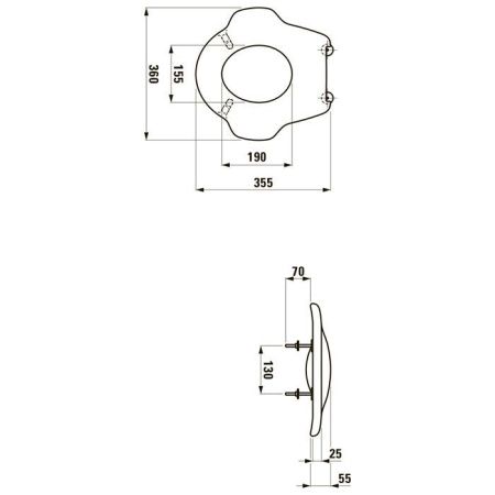 Крышка сиденье для унитаза Laufen Florakids 8.9103.2.300.000.1