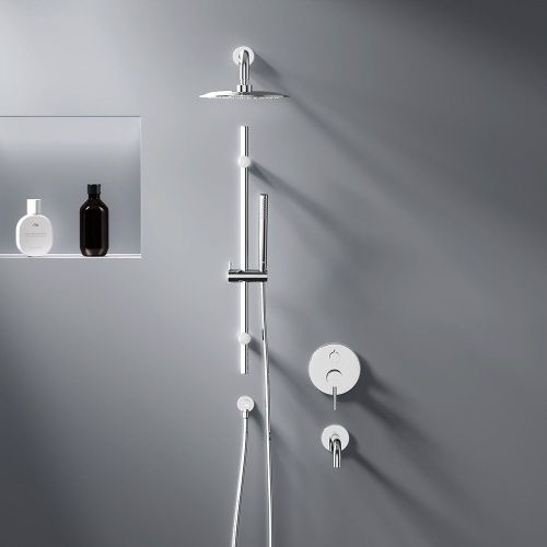 Душевая система Damixa Scandinavian Pure 936540000 встраиваемая в стену цвет хром