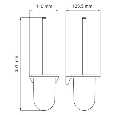 Ершик для унитаза WasserKRAFT 7227