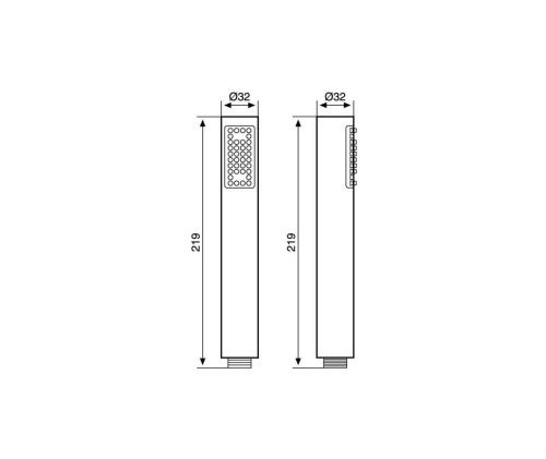 Душевая лейка Emmevi C02551/CR цвет хром - фото 2