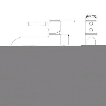 Смеситель Wonzon & Woghand TOR WW-88018073-RG на раковину розовое золото