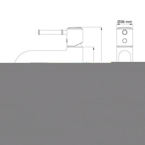Смеситель Wonzon & Woghand TOR WW-88018073-RG на раковину розовое золото - фото 2