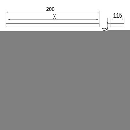 Рейлинг Inda INDISSIMA BARRA A8883ANS