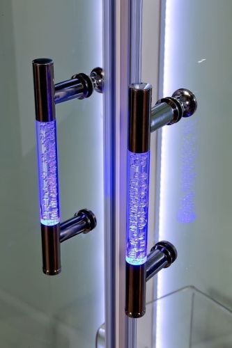 Душевая кабина AvaCan A09LED+GMKN 90х90 четверть круга с крышей ориентация универсальная - фото 5