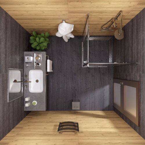 Душевой уголок Тритон Каппа-Хром Щ0000054220 90х90 стекло прозрачное профиль хром без поддона - фото 5