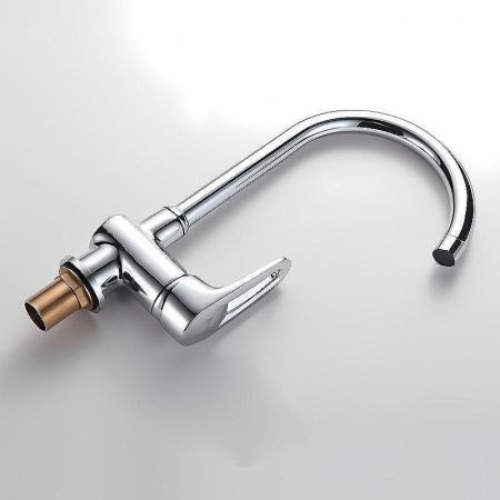 Смеситель для кухни Haiba HB68 HB4068 на мойку хром