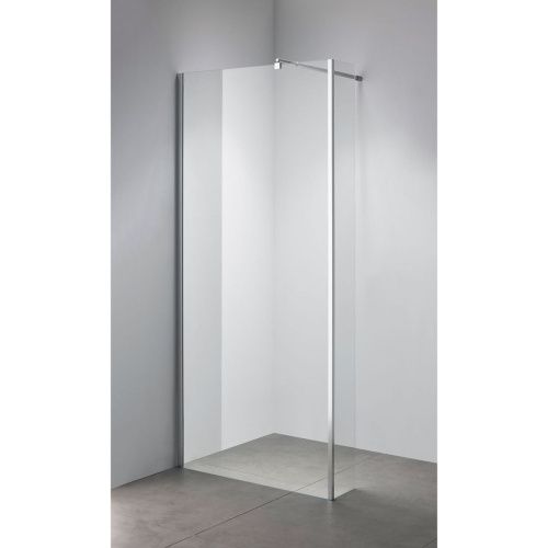 Душевая перегородка Loranto CS-L801 140 140х195 стекло прозрачное профиль хром - фото 2