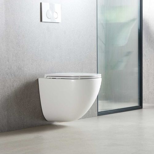 Унитаз подвесной Vincea Bien VT1-51T белый с сиденьем микролифт безободковый смыв торнадо - фото 4