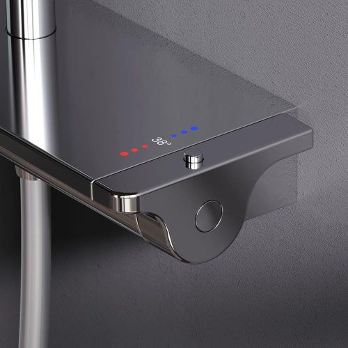 Душевая стойка Am.Pm Spirit V2.0 F0770A400 настенная цвет хром с термостатом - фото 5