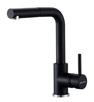 Смеситель для кухни Paulmark KASSEL Ka214311-AN на мойку черный
