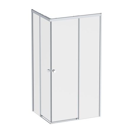 Душевой уголок Am.Pm X-joy W94G-403-100280-MТ1К 100х80 стекло прозрачное профиль хром без поддона