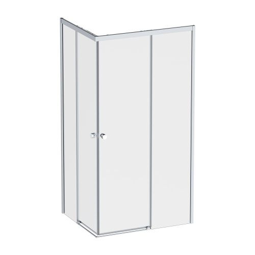 Душевой уголок Am.Pm X-joy W94G-403-100280-MТ1К 100х80 стекло прозрачное профиль хром без поддона - фото 2