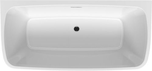Ванна акриловая Riho ADORE FS B086001005 180х85 пристенная асимметричная с ножками