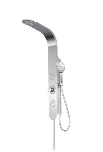 Душевая панель Taliente TA-G-S03C настенная цвет хром