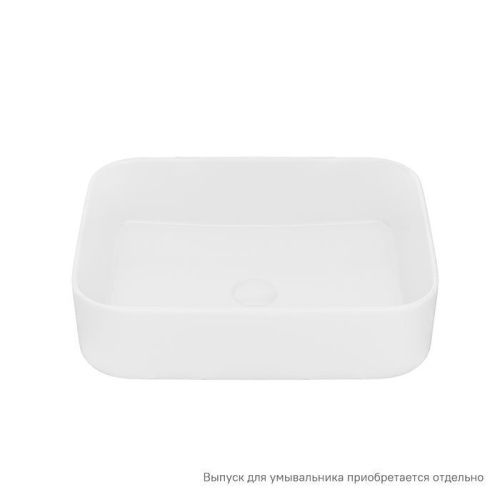 Раковина керамическая Iddis Bridge BRIWS05i27 50х40 накладная цвет белый без отверстий под смеситель - фото 2