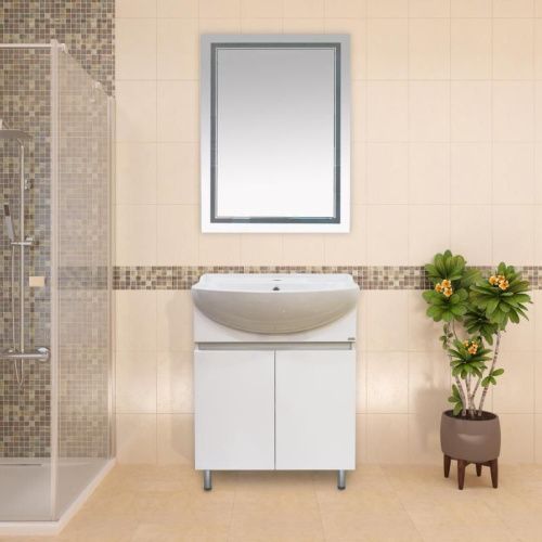 Тумба под раковину Misty Амур Э-Аму01070-021Н 70х30 напольная цвет белый - фото 5