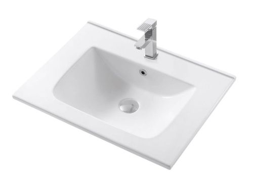 Тумба под раковину Art&Max PLATINO AM-Platino-600-2C-SO-BM-Cer 60х50 подвесная цвет белый - фото 2