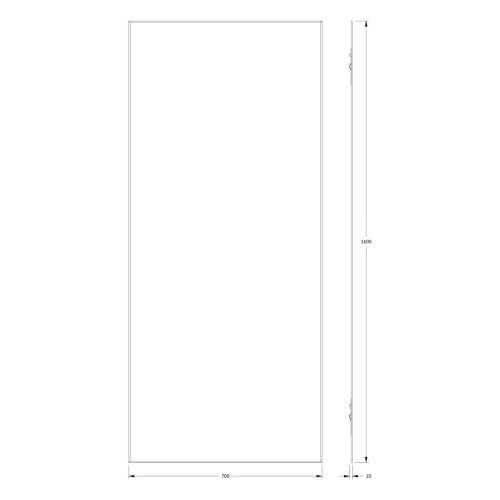 Зеркало Evoform Standard BY 0257 70х160 подвесное - фото 2