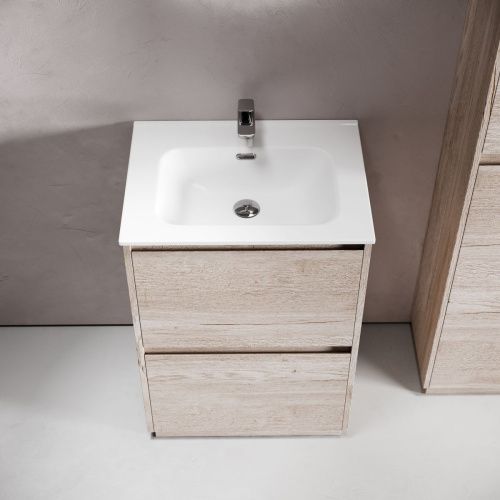 Тумба под раковину Sancos Libra Floor LB60FEG 60х50 напольная цвет коричневый - фото 5