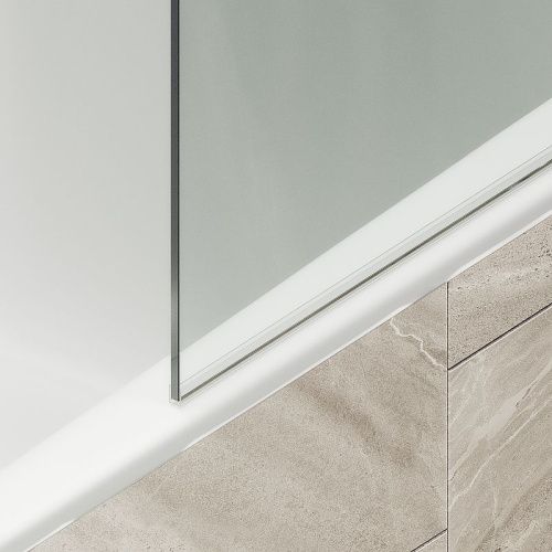 Душевая шторка на ванну Maybah Glass MGV-62-2ш 40х140 стекло прозрачное профиль бронза ориентация универсальная - фото 5