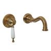 Смеситель для раковины Migliore OXFORD 19092 встраиваемый в стену бронза