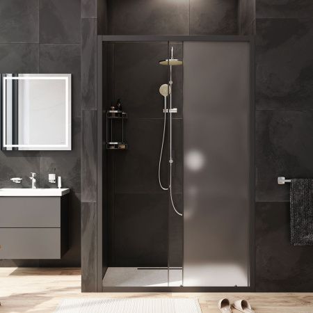 Душевая дверь Am.Pm Gem W90G-120-1-195BM 120х195 стекло прозрачное профиль черный