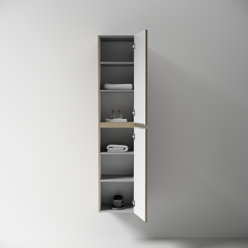 Шкаф-пенал Sancos FOLK PFL35CP 40х170 подвесной цвет бежевый - фото 2