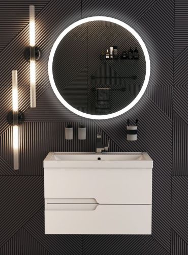 Зеркало с подсветкой Runo Руан 00-00001291 80х80 - фото 4