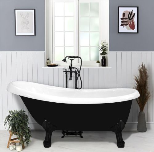 Ванна акриловая Cerutti SPA CT9975 160х75 отдельностоящая овальная с ножками