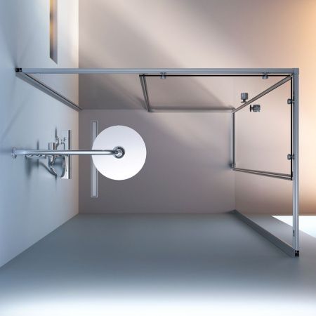 Душевой уголок Am.Pm X-Joy W94G-403-12080-MТ 120х80 стекло прозрачное профиль хром без поддона