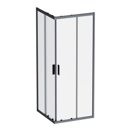 Душевой уголок Am.Pm Gem W90G-403-8080-BT 80х80 стекло прозрачное профиль черный без поддона