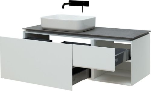 Тумба под раковину Allen Brau Infinity 1.21006.WM 120х50 подвесная цвет белый - фото 3
