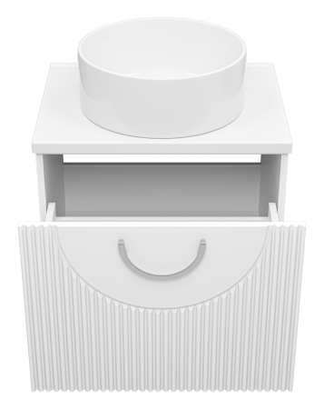 Тумба под раковину Misty Ярина П-Яри-09060-011Я 60х50 подвесная цвет белый