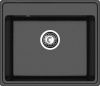Кухонная мойка Granfest Vertex V-580 черный 60х50 цвет черный поверхность матовая