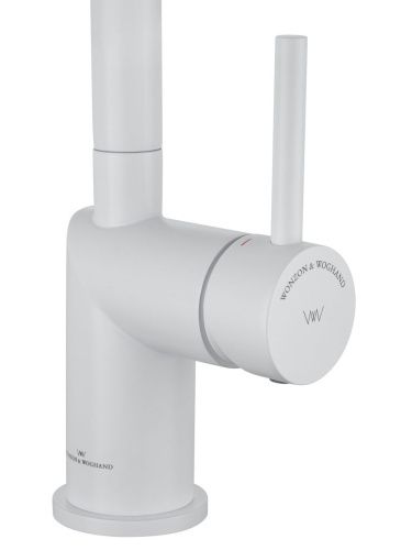Смеситель для кухни Wonzon & Woghand WW-6018-MW на мойку белый - фото 5