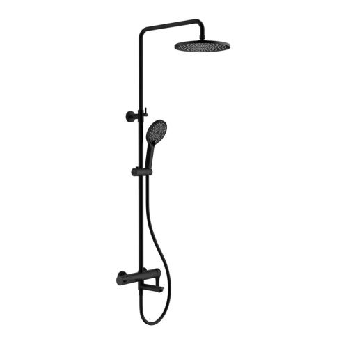 Душевая стойка Splenka S223.24.06 настенная цвет черный - фото 2