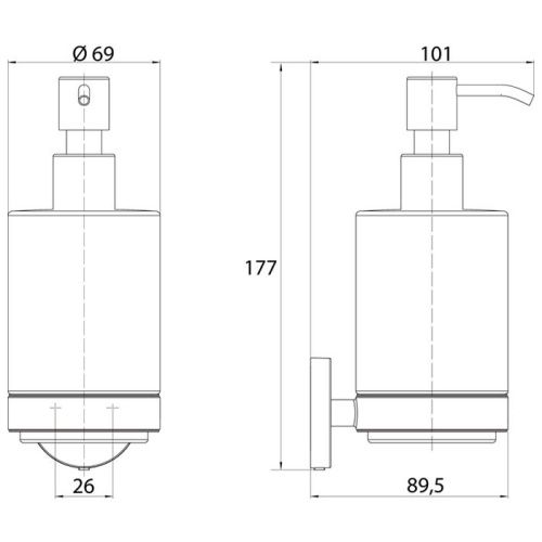 Дозатор Emco Round 4321 001 00 - фото 2