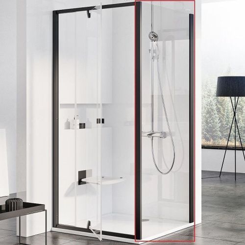 Душевая перегородка Ravak Pivot 90GA0300Z1 100х190 стекло прозрачное профиль черный - фото 2