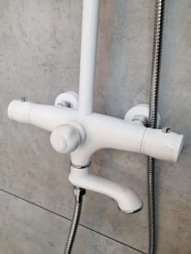 Душевая стойка AltroBagno Beatrice AltroBagnoBeatrice030405Bi настенная цвет белый - фото 4