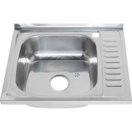 Кухонная мойка Melana 178t L (*10) 60х50 цвет хром поверхность полированная