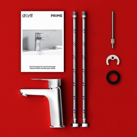 Смеситель Dorff Prime New D40102100 на раковину хром