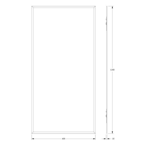 Зеркало Evoform Comfort BY 0940 60х120 подвесное - фото 2