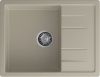Кухонная мойка Granfest Quadro Q-650L топаз 65х50 цвет серый поверхность матовая