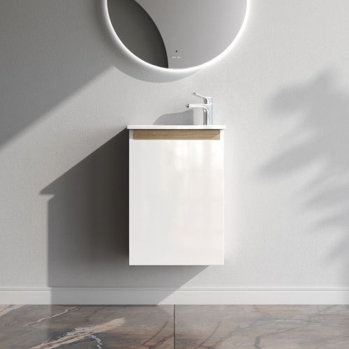 Тумба под раковину Am.Pm X-Joy M85AFHX0451WG 40х20 подвесная цвет белый