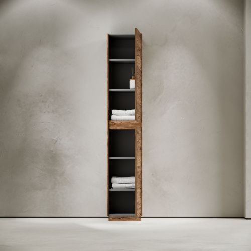 Шкаф-пенал Sancos Libra Floor PLB35FECH 40х190 напольный цвет коричневый - фото 4