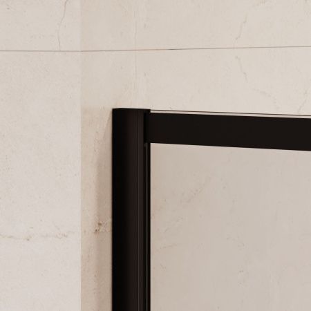 Душевая перегородка RGW Walk In 351001970-84 70х200 стекло с рисунком профиль черный